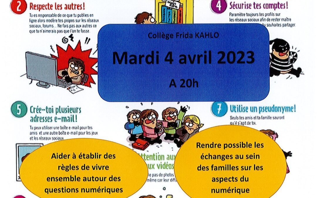 Soirée-débat pour les parents : le bon usage du numérique